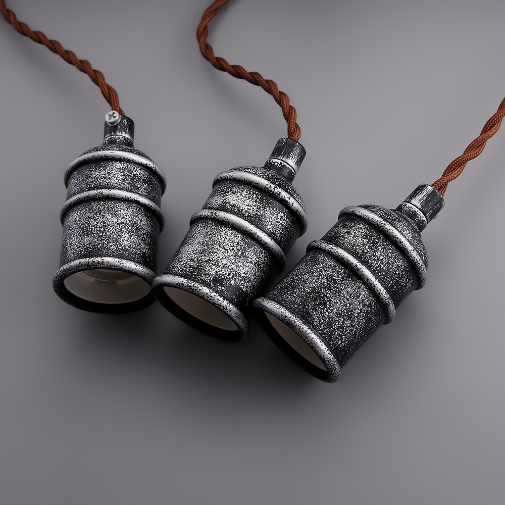 Industrial Loft Metal Water Pipe 3-Light Wall Sconce with Exposed Edison Bulb window image