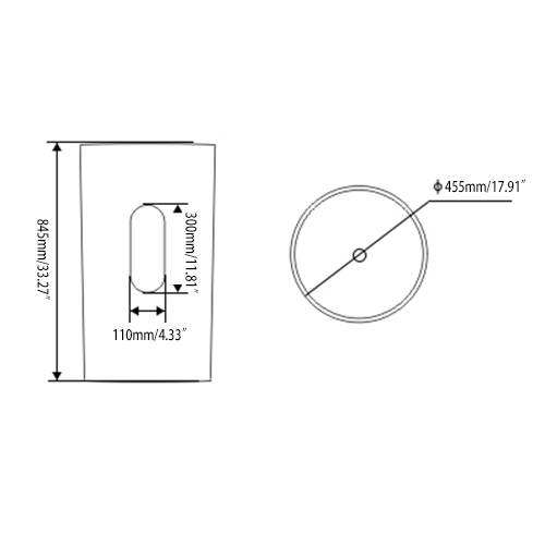 Modern Freestanding Sink Stone Resin Round Pedestal Sink in Matte White for Bathroom window image
