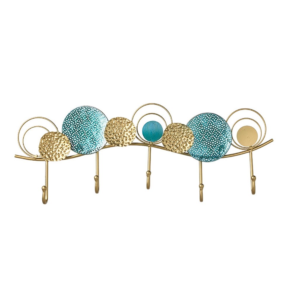 Contemporary Decorative Entryway Wall Mounted Coat Rack with  Set of 2 window image