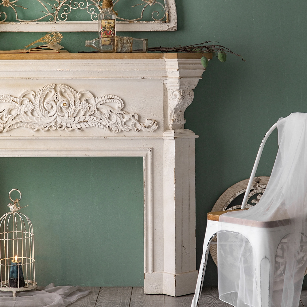 55" Retro Console Table Wooden Top Entryway Table window image