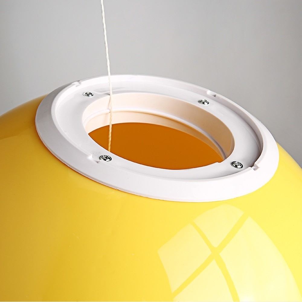 Story Contemporary Yellow Ballon Shaped Wall Sconce Light Large window image