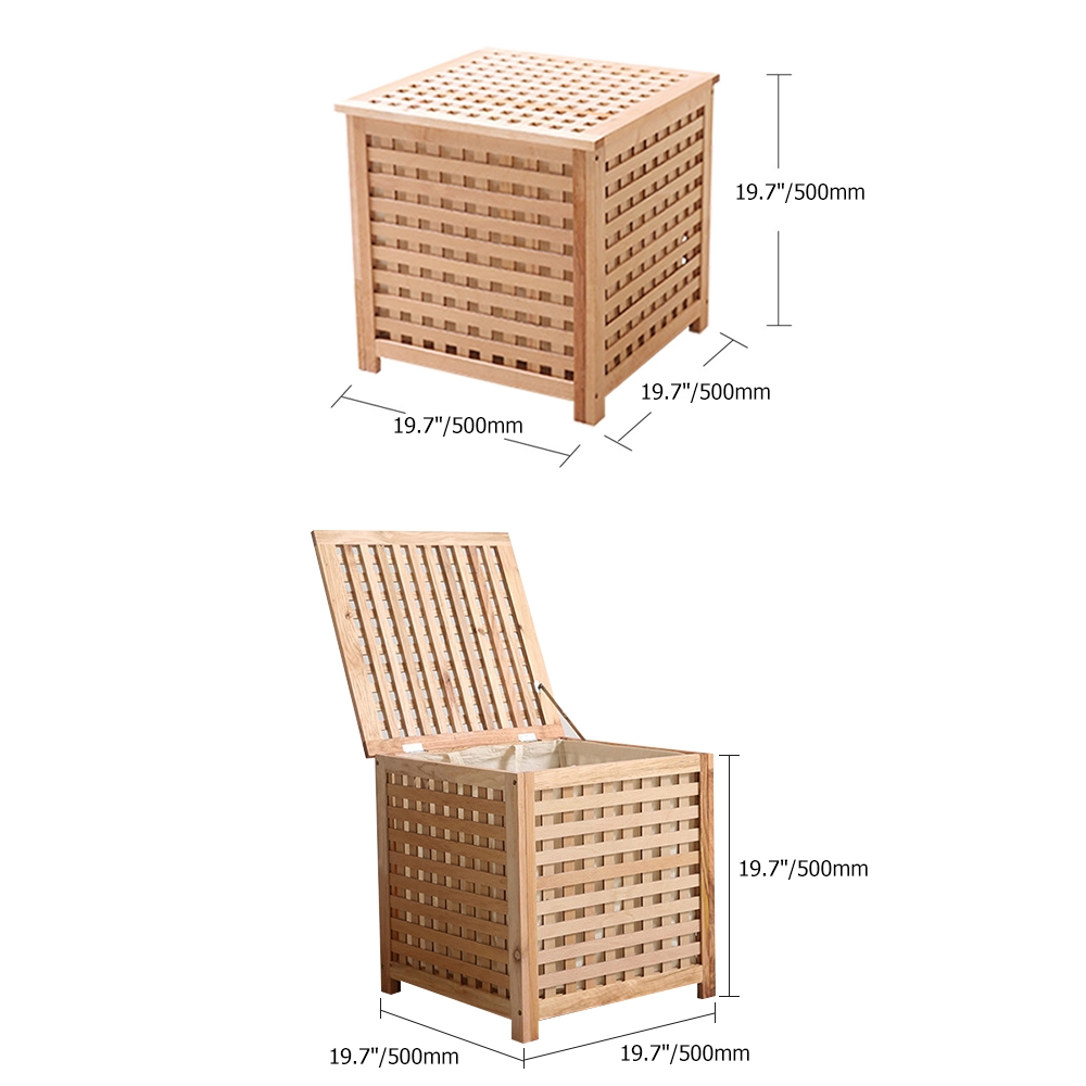 Modern Nightstand Grid Nightstand 1 Door Accent Cabinet Wood Bedside Table window image