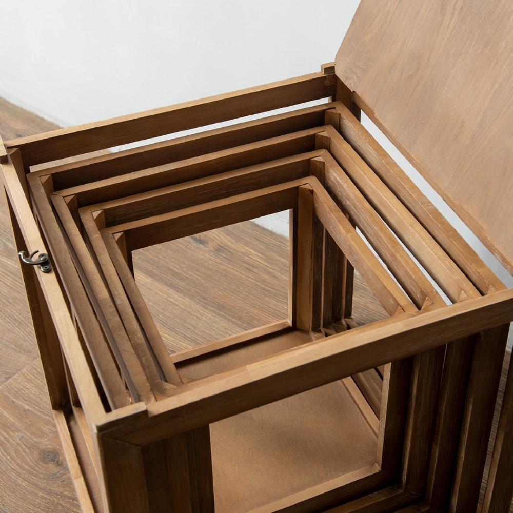 Convertible Cube Bookcase 5-Piece Display Wood Bookcase Storage window image