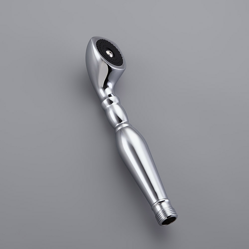 Chester Classic 3 Cross Handles Floor Mounted Clawfoot Tub Filler Faucet with Hand Shower in Chrome window image