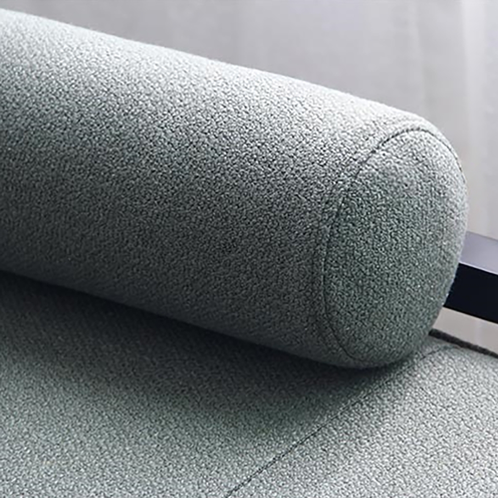 31.5" Green Modern Cotton&Linen Upholstered Bench in Cotton and Linen window image