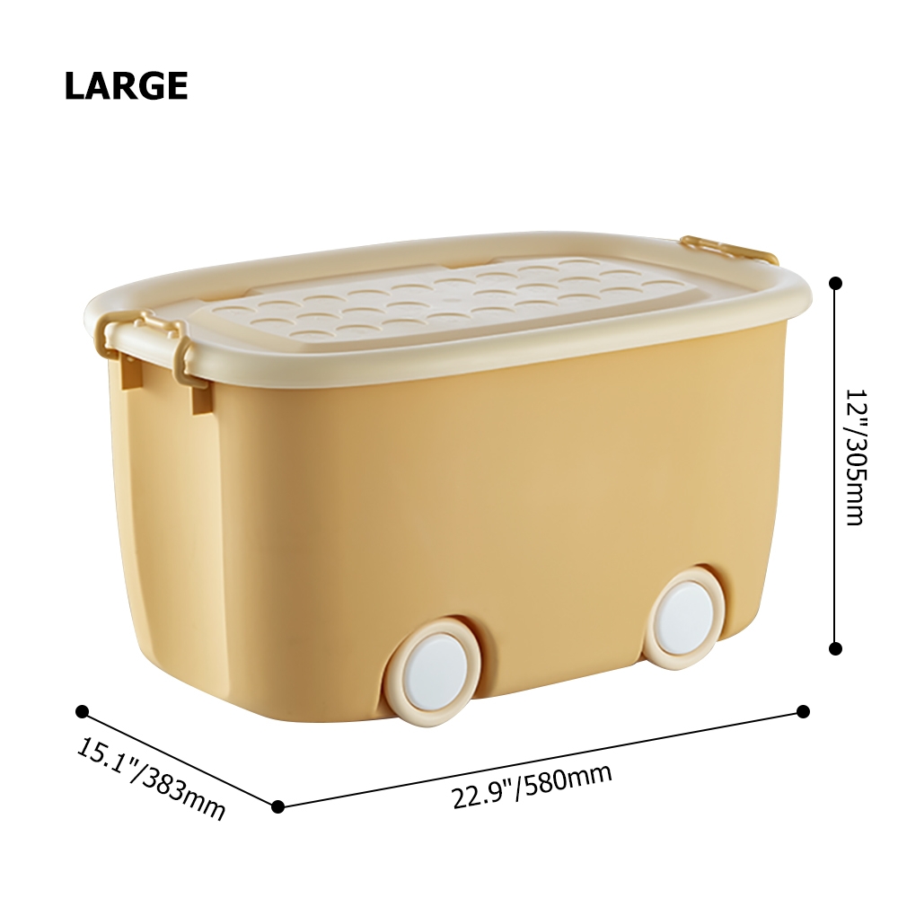 General Storage Box Toy Storage Box with Handle Set of 2 window image