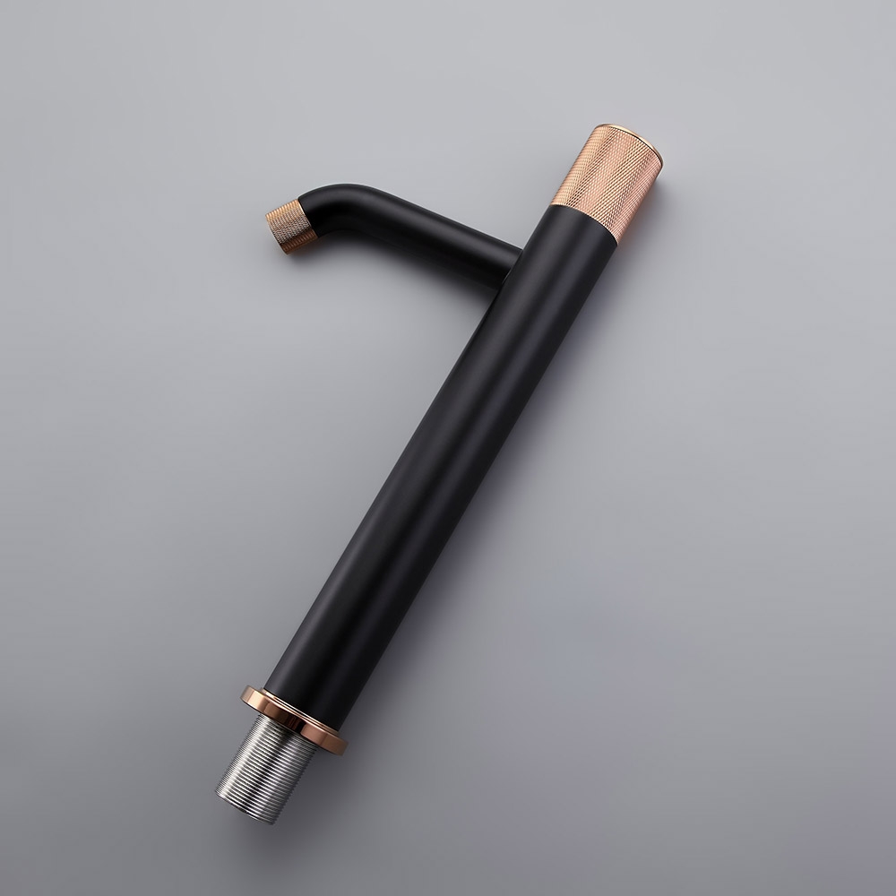 Robinet de lavabo de salle de bain monobloc classique en laiton Asow image de fenêtre