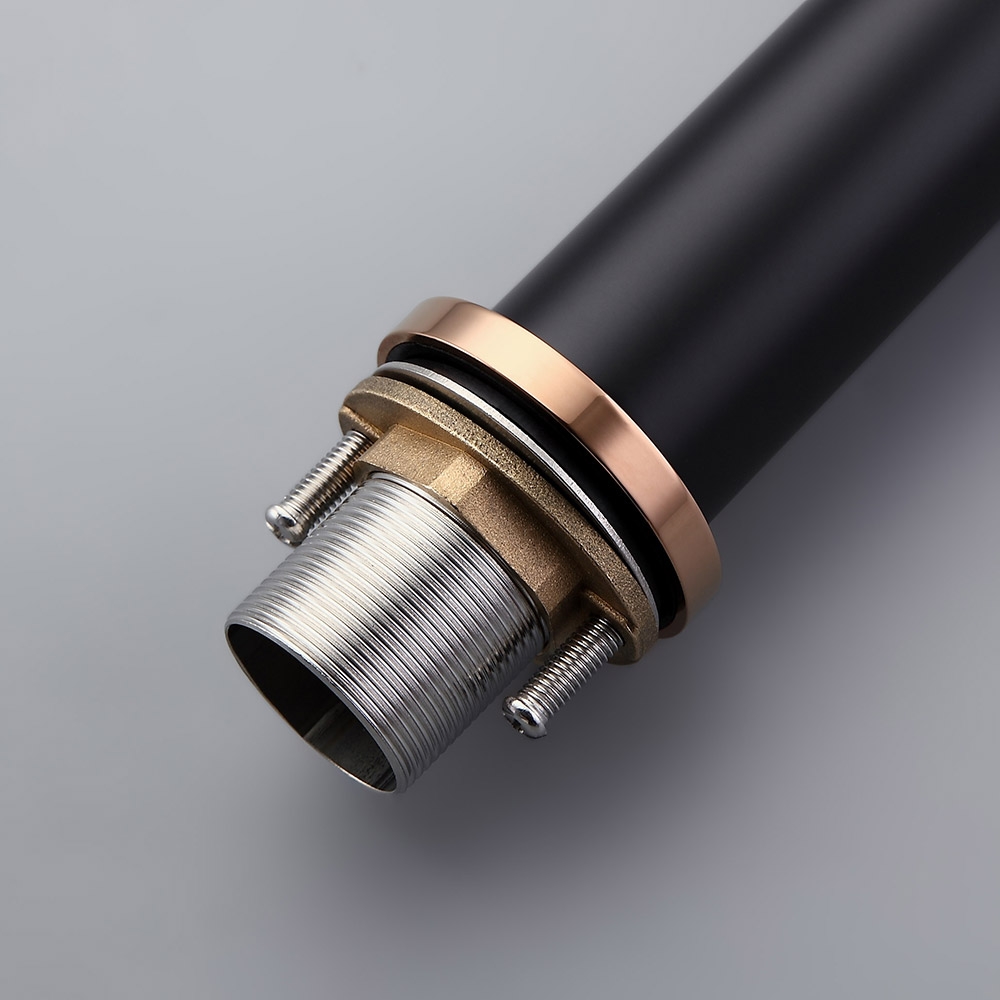 Robinet de lavabo de salle de bain monobloc classique en laiton Asow image de fenêtre