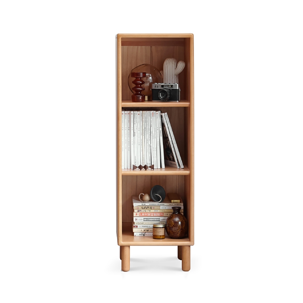 Rustieke moderne Etagere Boekenplank in Natural 43,9" Vensterafbeelding
