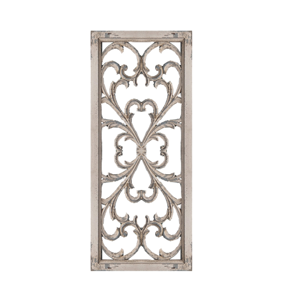 860mm x 350mm Rustic Farmhouse Wood Flower Wall Decor window image