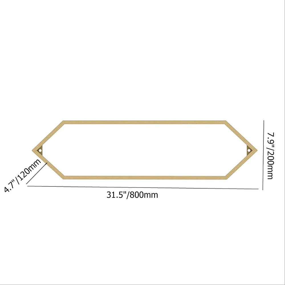 Modern Wall Mounted Floating Shelving in Gold window image