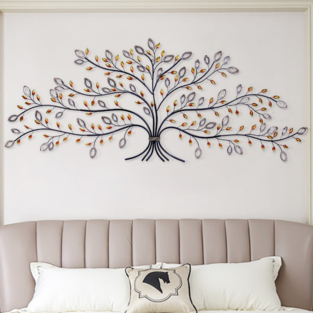 1400mm x 700mm Modern Creative Tree Leaves Wall Decor Home Art window image