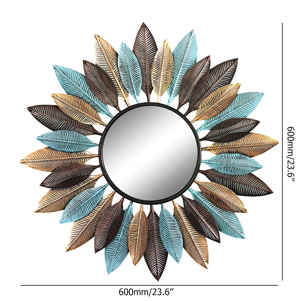 Miroir décoratif en métal de luxe moderne de style européen image de fenêtre