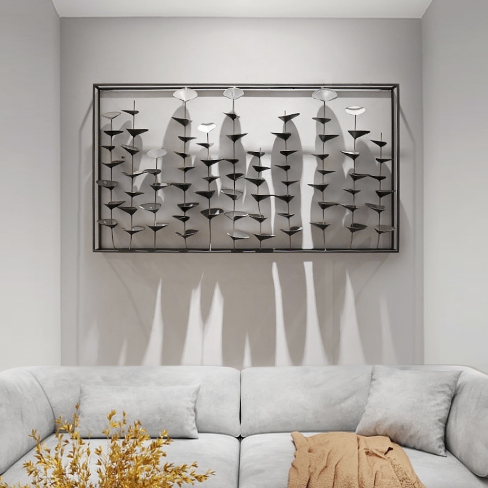 Metal Botanical Modern Frame Wall Decor Creative Home Art window image