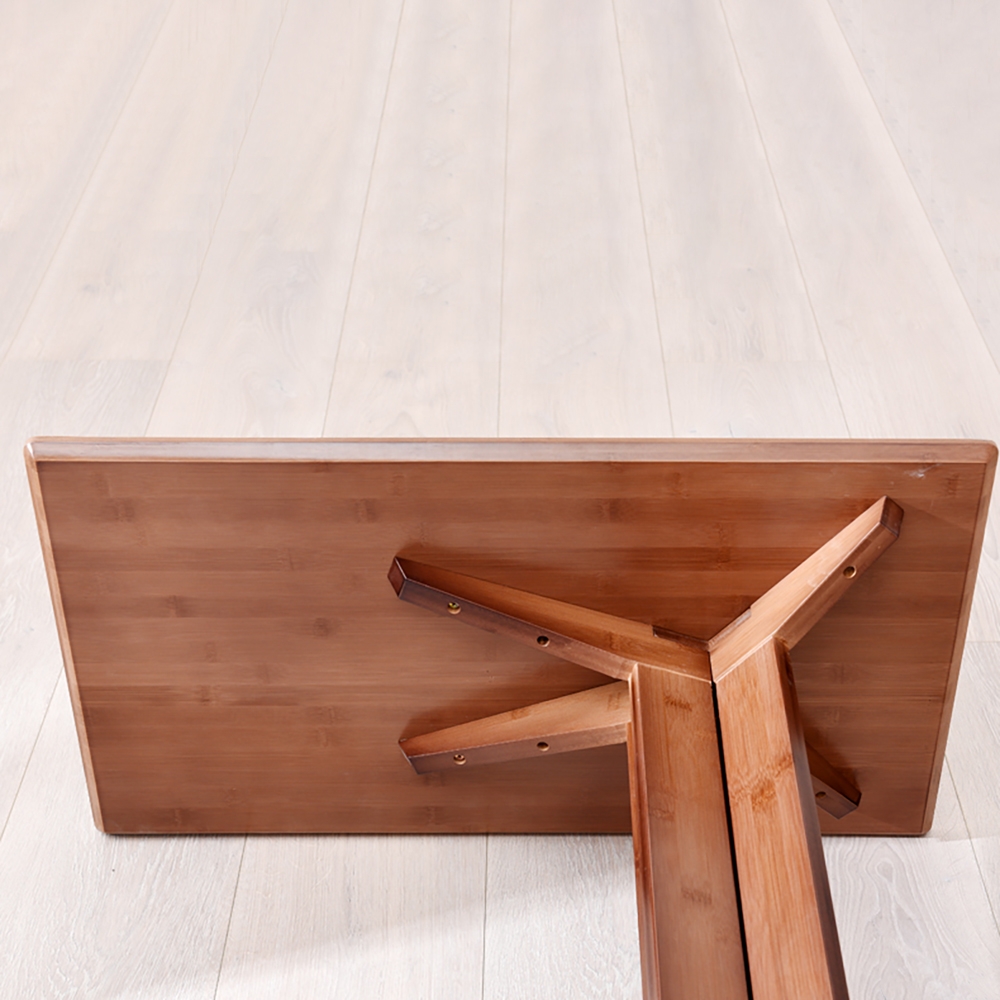 Modern C-Style End Table Wooden Side Table window image