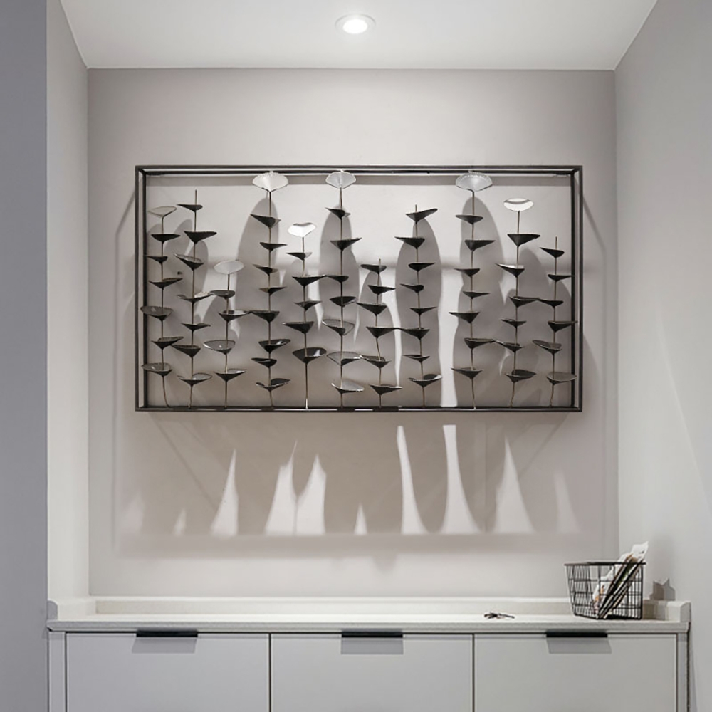 Metal Botanical Modern Frame Wall Decor Creative Home Art window image