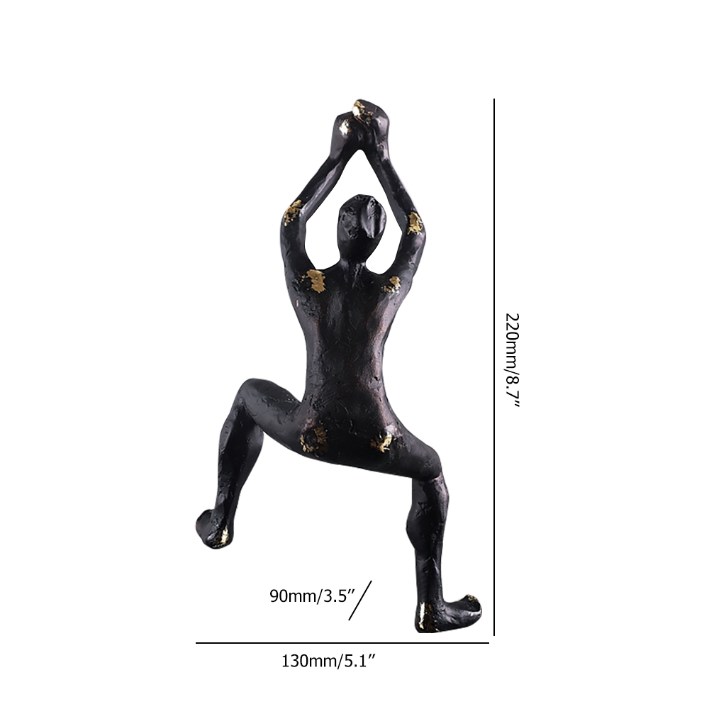 4 Pieces Nordic Retro Industrial Style Climber Metal Wall Decor window image