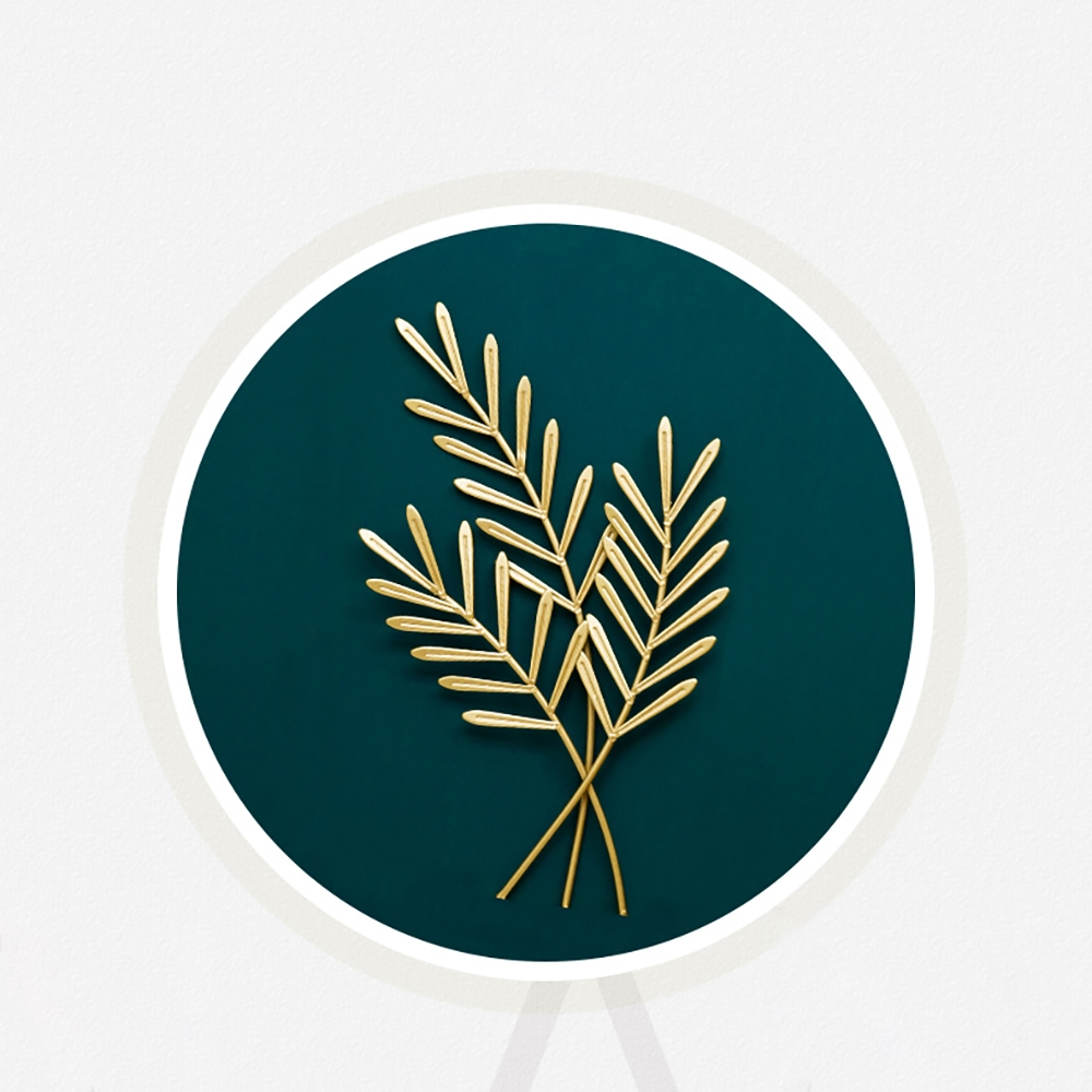 Rectangular Farmhouse Metal Wheat Leaves Home Wall Decor Art window image