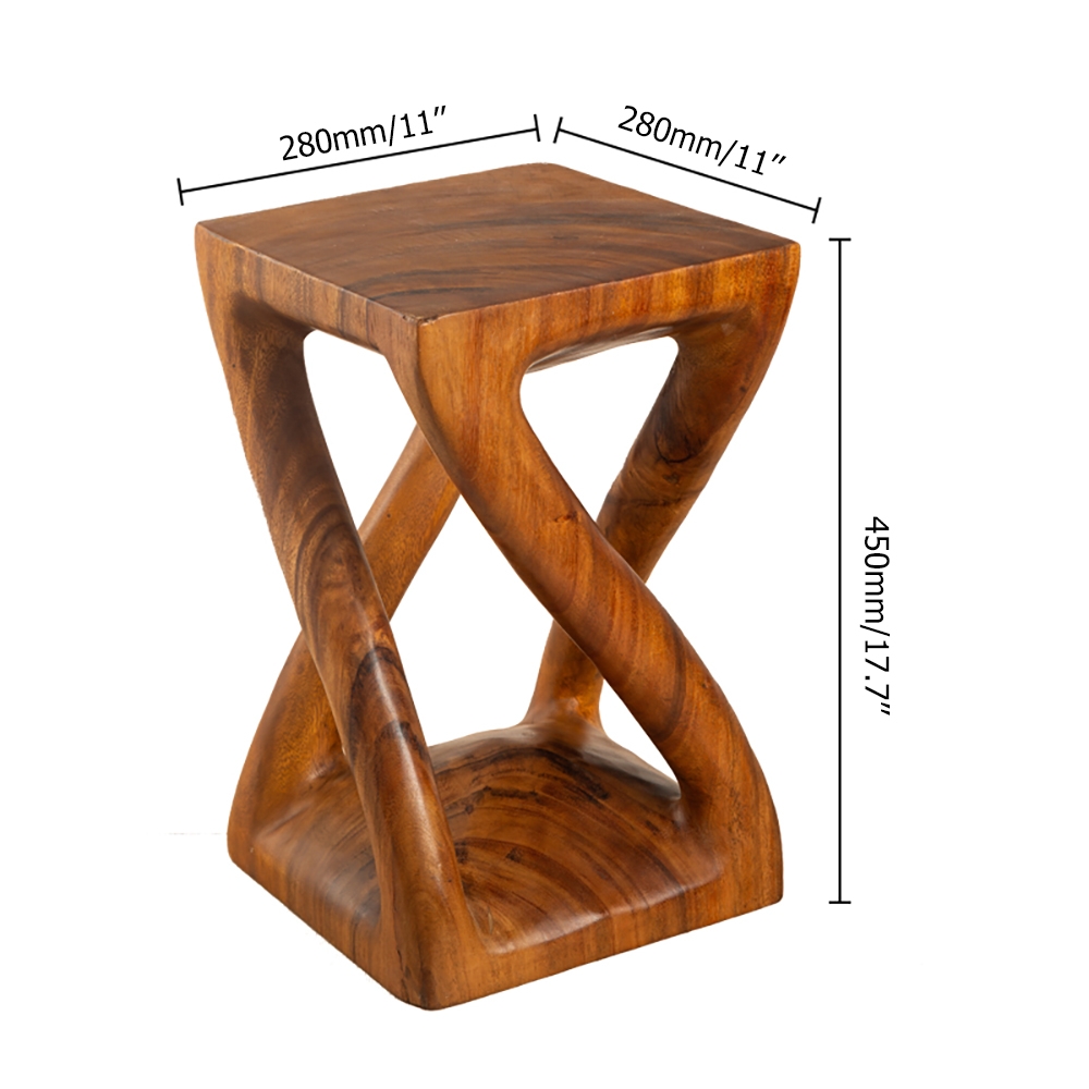 Walnut Stool Solid Wood Modern Stool window image