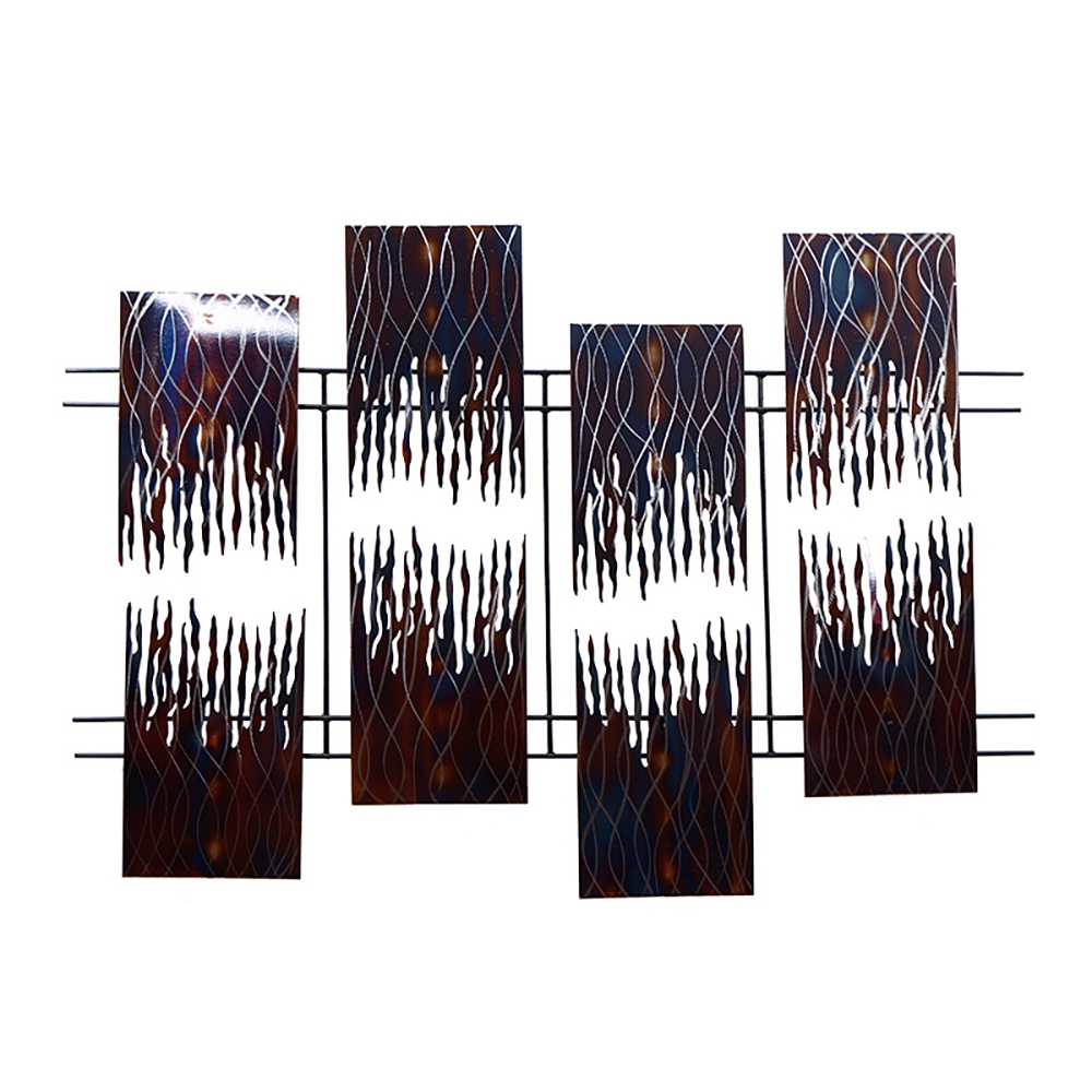 990mm x 705mm Modern Style 3D Hollow-out Metal Wall Decor Home Sofa Background window image