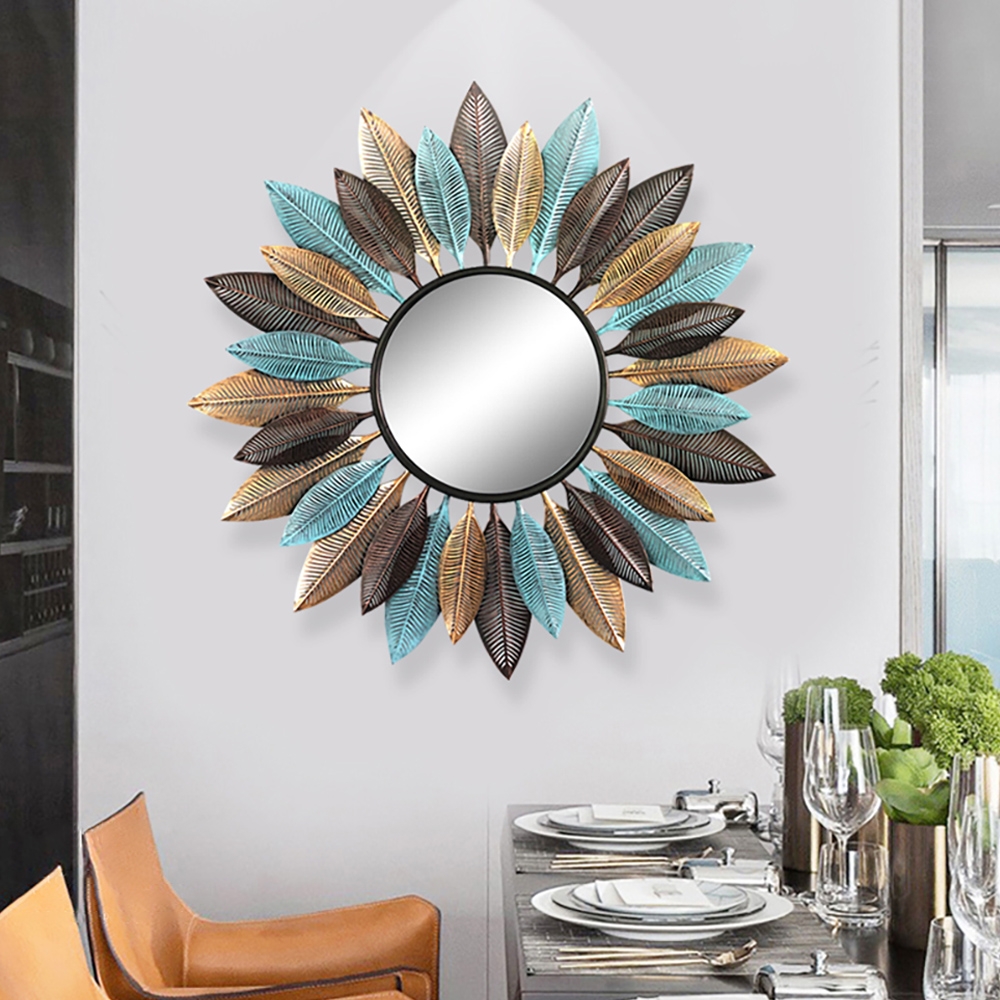 Miroir décoratif en métal de luxe moderne de style européen image de fenêtre