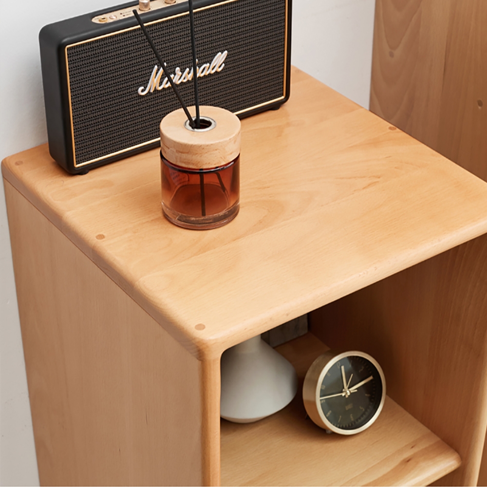 Rustieke moderne Etagere Boekenplank in Natural 43,9" Vensterafbeelding