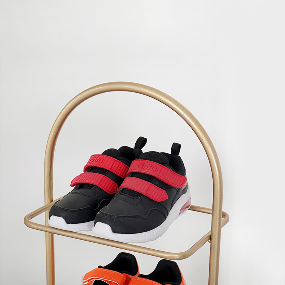 Multifunktionales Luxus-Schuhregal mit 7 Ebenen und Schuhregal Schaufensterbilder