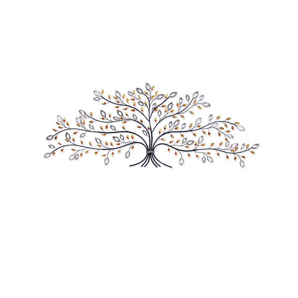 1400mm x 700mm Modern Creative Tree Leaves Wall Decor Home Art window image