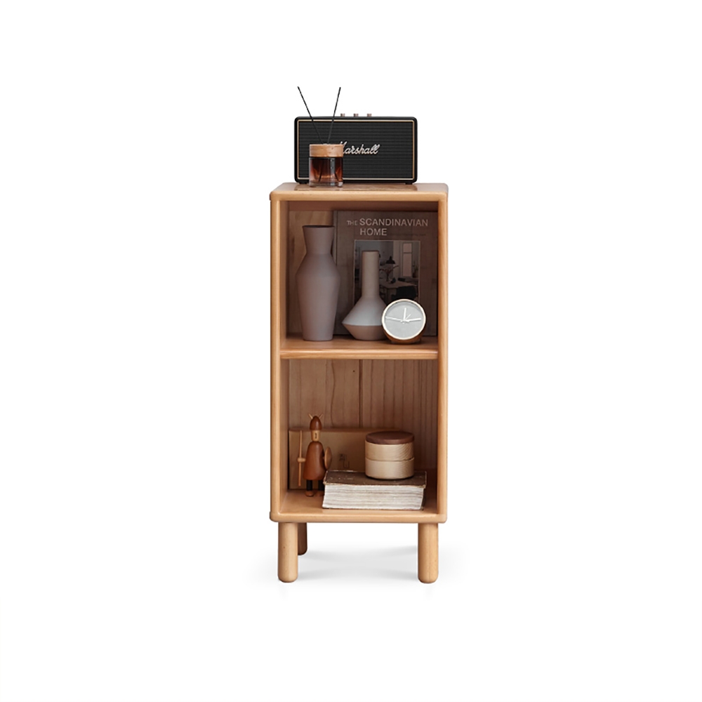 Rustieke moderne Etagere Boekenplank in Natural 43,9" Vensterafbeelding