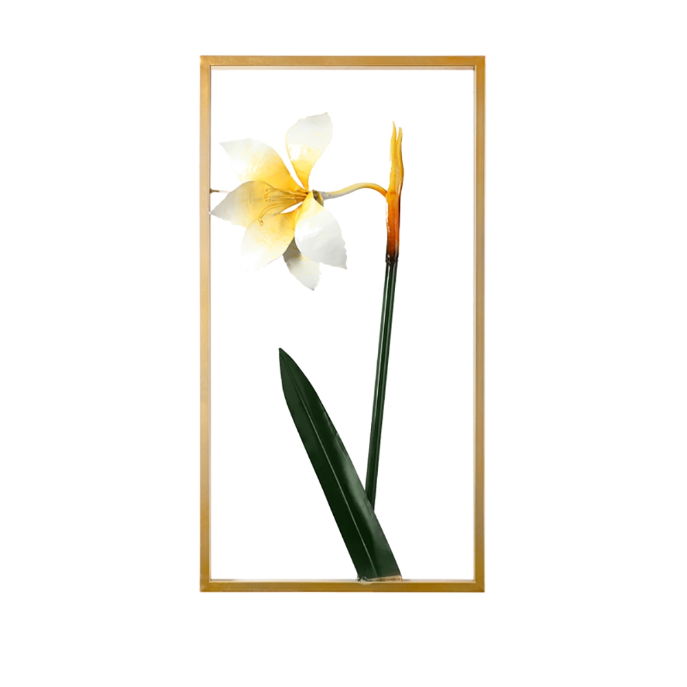 Modern Metal Flower Modern Wall Decor Home Art window image