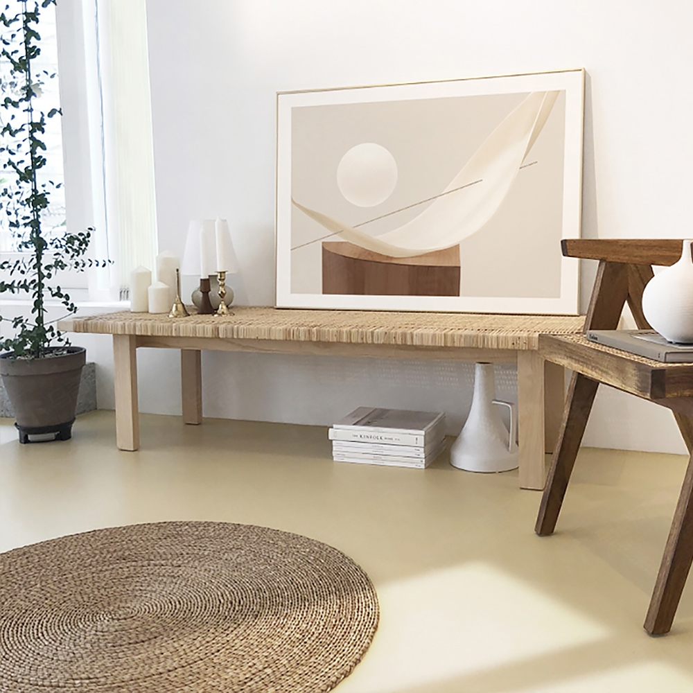 Tufted Bench Blue Velvet Upholstered Bench Ottoman Bench window image