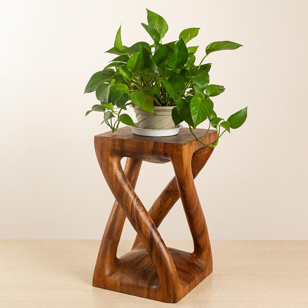 Walnut Stool Solid Wood Modern Stool window image