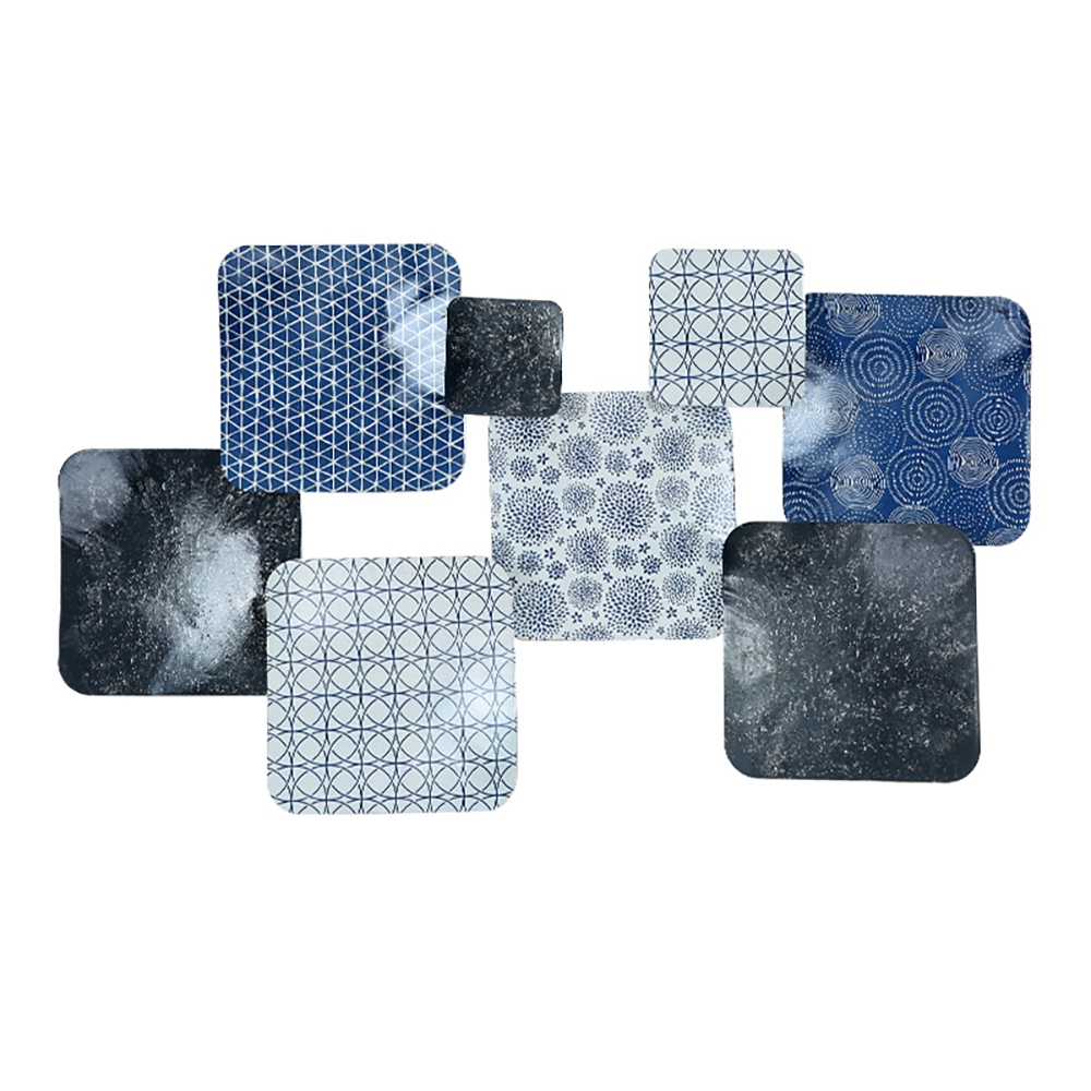 40.2" x 22.8" Creative 3D Square Metal Wall Decor Home Art window image