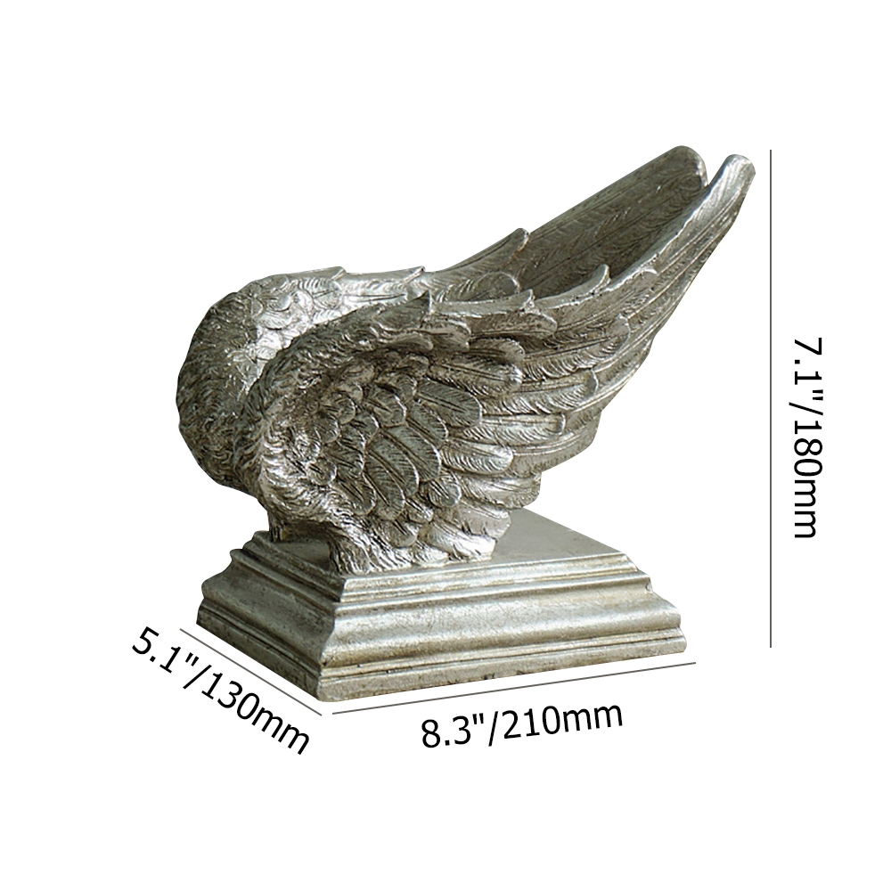 Country Style Angel's Wings Desk Wine Rack window image