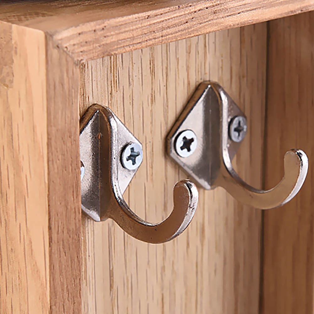 Modern Wall Mounted Jewelry Rack Rotatable with Mirror window image