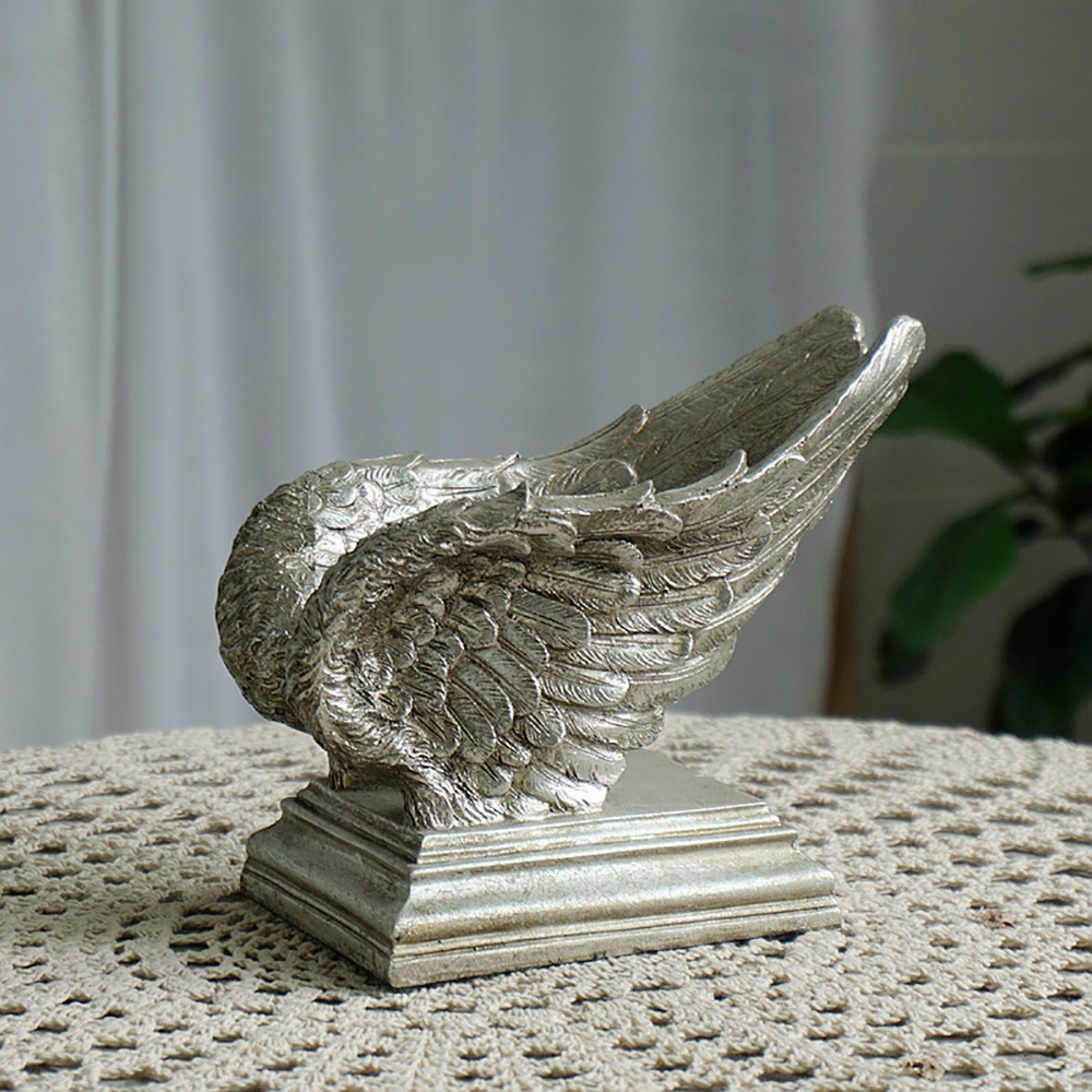 Country Style Angel's Wings Desk Wine Rack window image