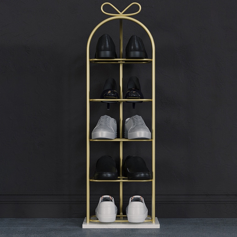 5-Tier Freestanding Shoes Rack Entryway Storage Shelf window image