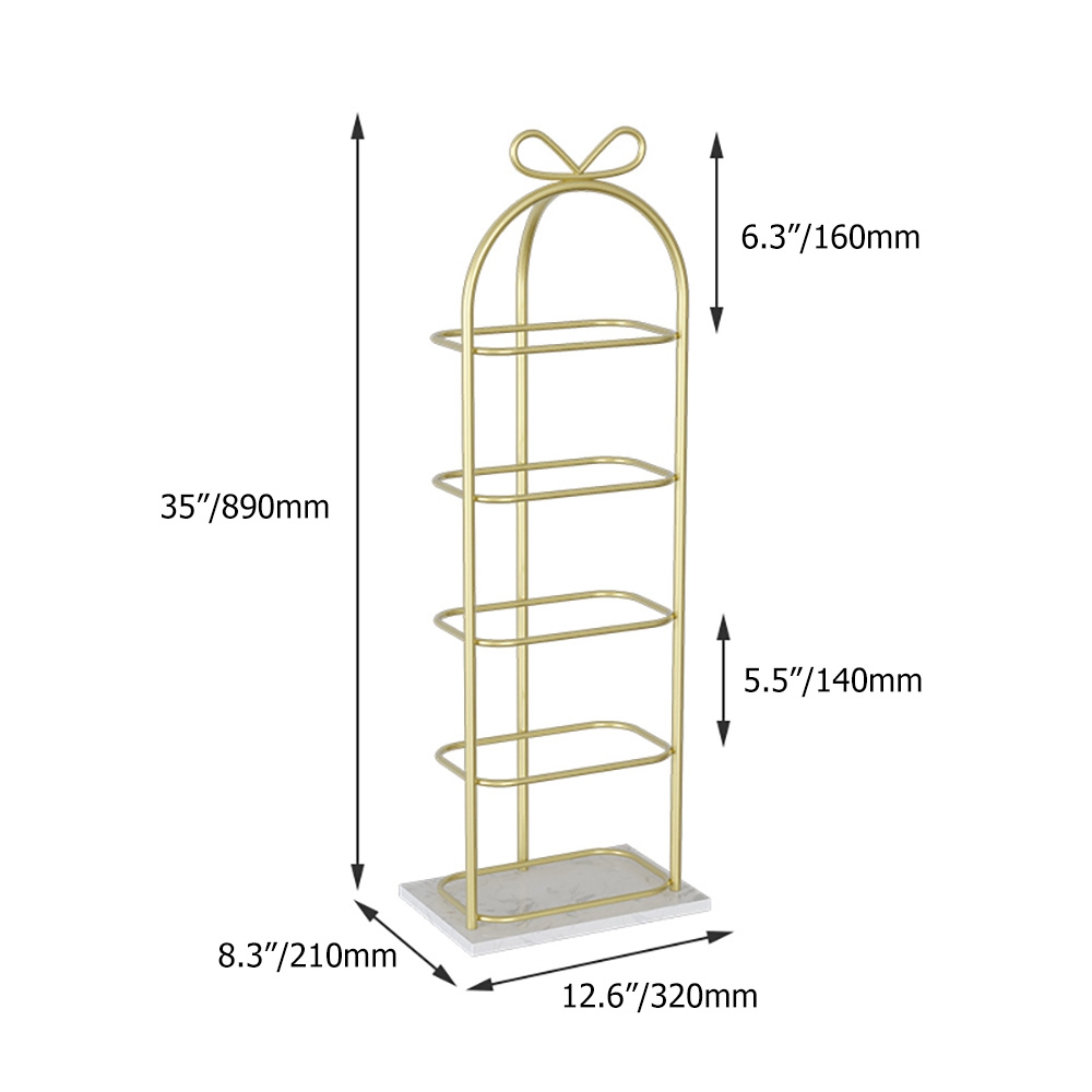 5-Tier Freestanding Shoes Rack Entryway Storage Shelf window image