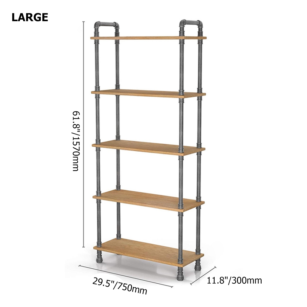 Étagère Industrielle Pipe Étagère à 3 niveaux image de fenêtre