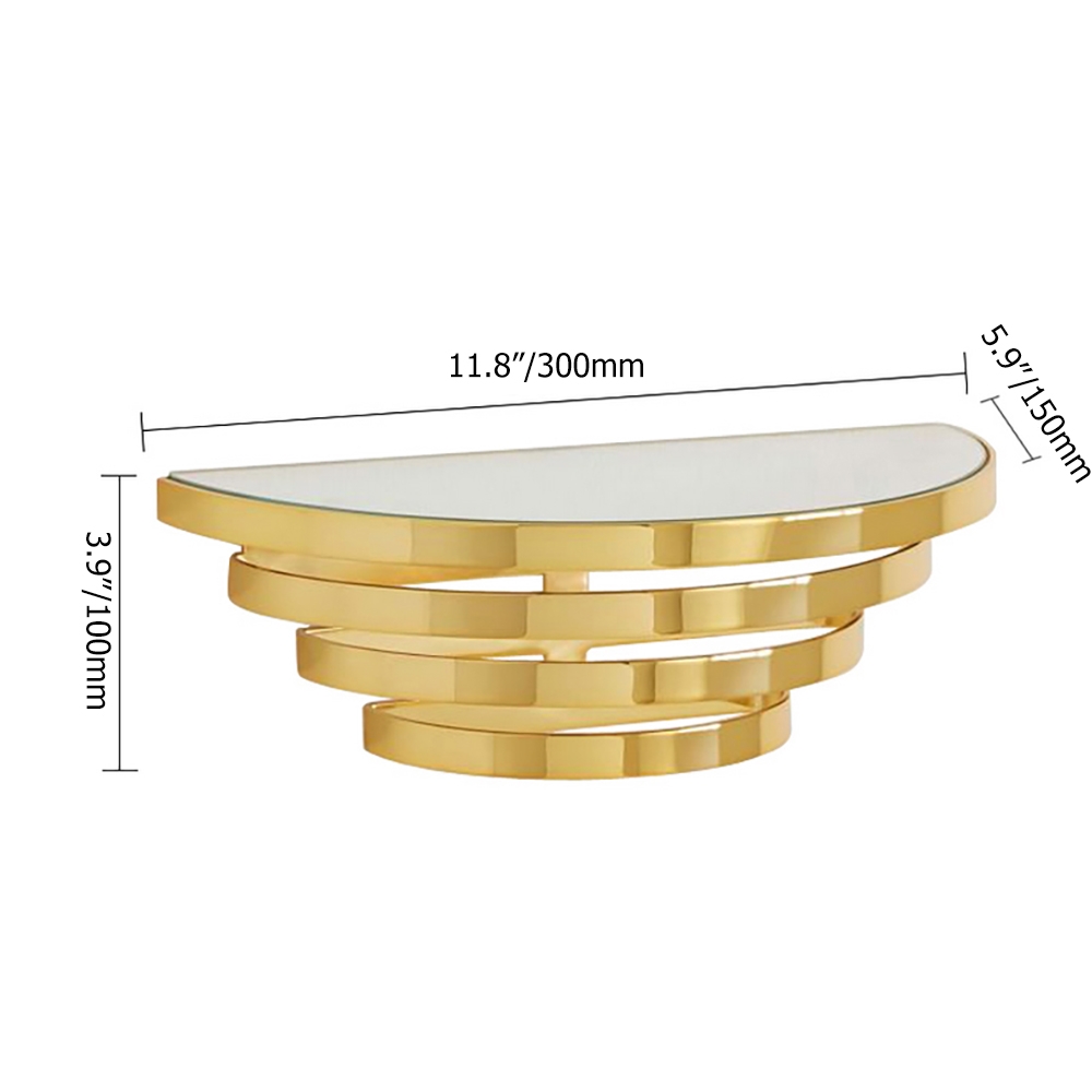 Modern Floating Shelves Display Wall Shelf Set of 2 window image