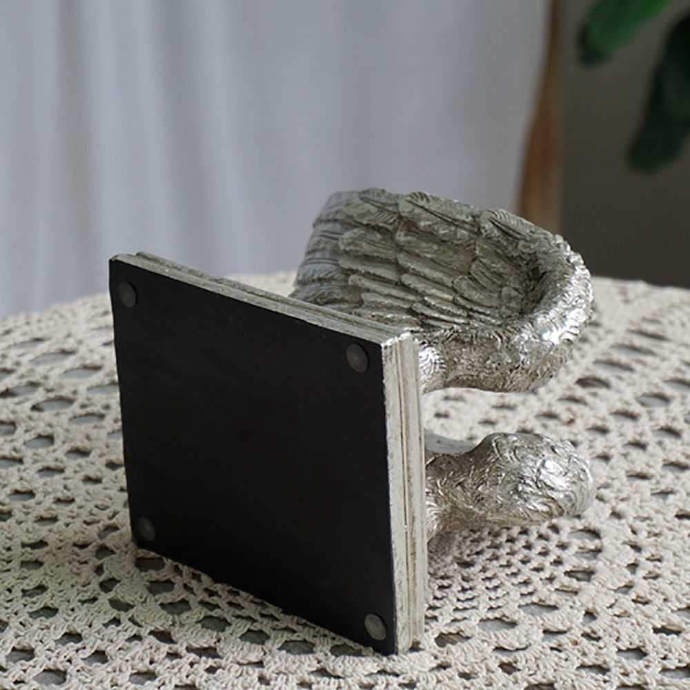 Country Style Angel's Wings Desk Wine Rack window image