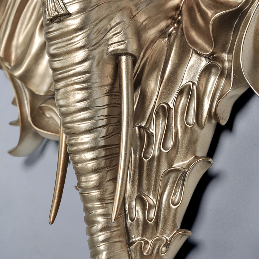 Vintage Elephant Floating Shelves Decor Resin Shelf window image