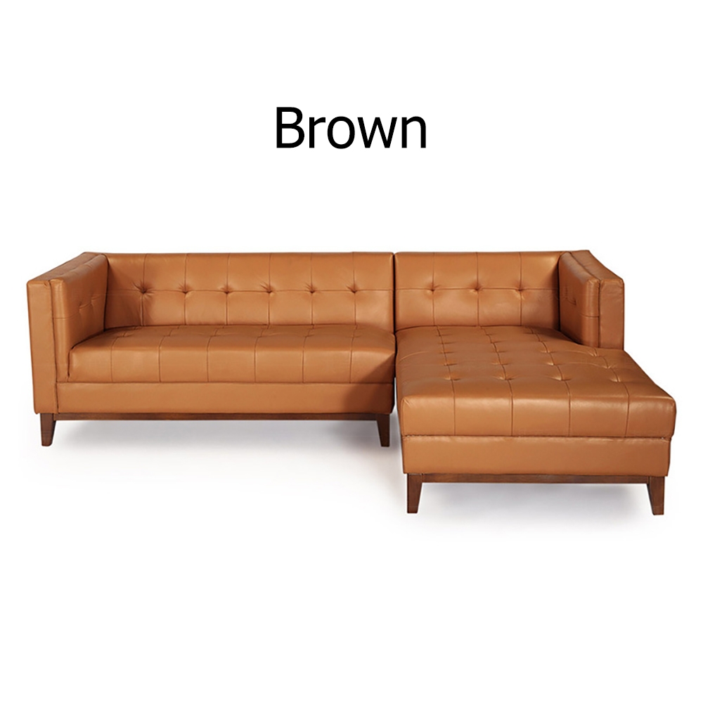 92.5" Modern Sofa Sectionals PU Leather Upholstered Sofa Luxury Sofa Solid Wood Legs window image