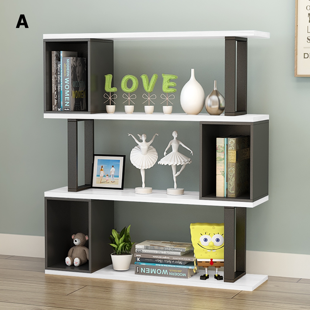 Hedendaagse geometrische boekenplank displayrekken in staal Vensterafbeelding