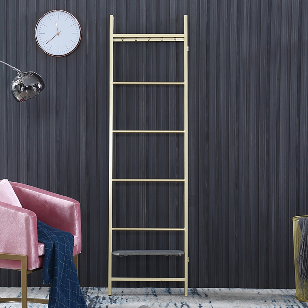 2-Panel Metal Divider Coat Rack Entryway Shelf with Shelf window image