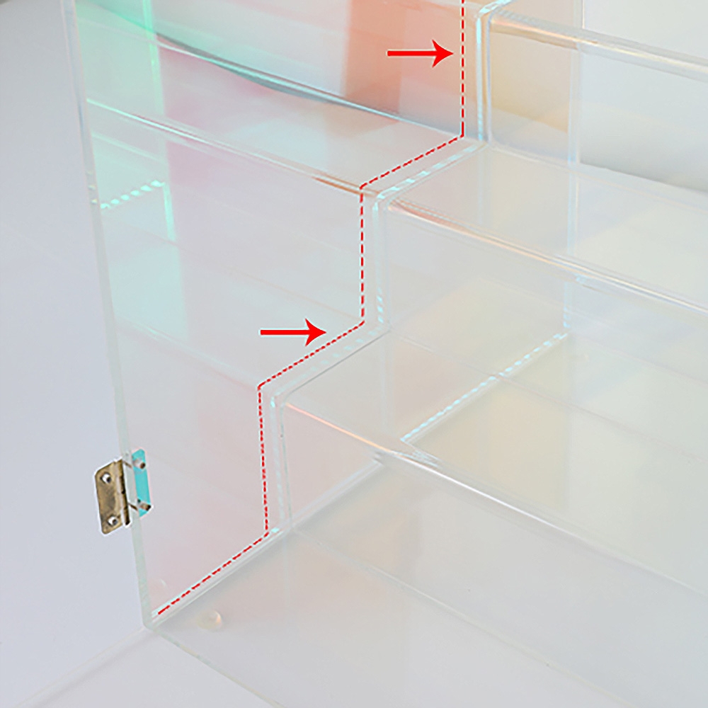 Modern Acrylic Desktop Makeup Organiser Display Box window image