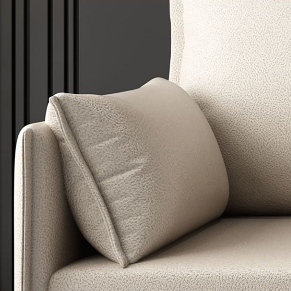 Convertible Sofa 77.2" Full Sleeper Sofa Leath-aire Upholstered Storage Sofa window image