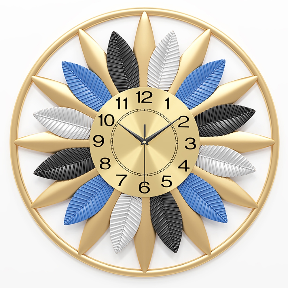 19.7" Modern Creative Fashion Large Wall Clock with Geometry Design window image