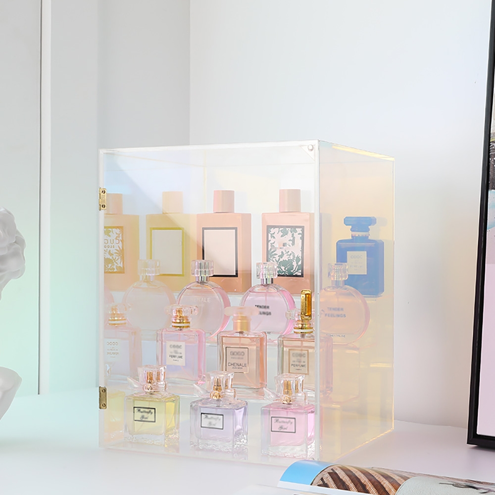 Modern Acrylic Desktop Makeup Organiser Display Box window image