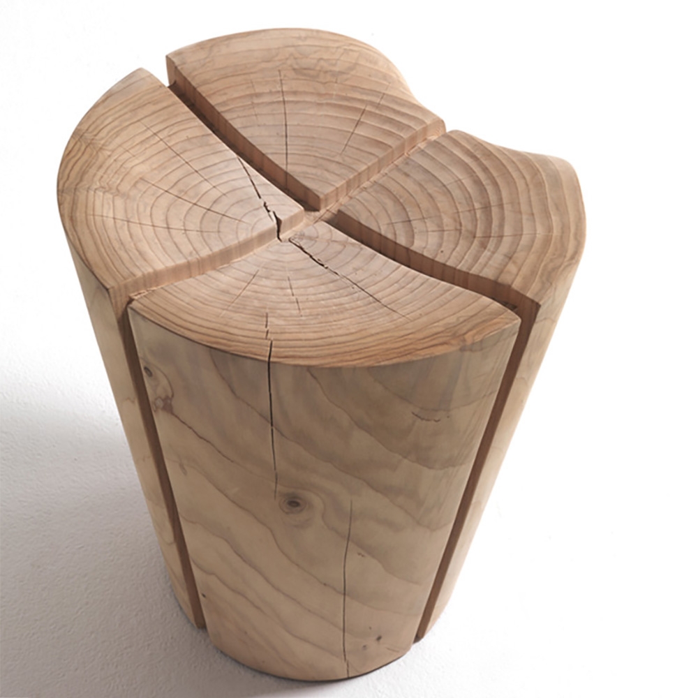 Farmhouse End Table in Pine Wood Rustic Wooden Side Table window image